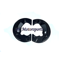 Plaque de protection de conduit d'air de refroidissement des freins avant en fibre de carbone sèche pour BMW G87 M2/G80 M3/G82 M4 2021+