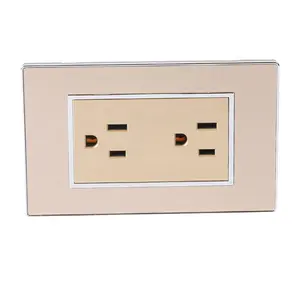2X3 pin 16AMF switch socket with neon light multi-function switch wall power socket