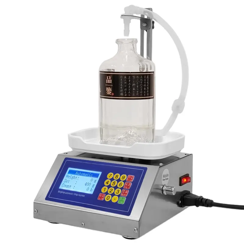 Máquina de enchimento semiautomática de perfume de glicerol vegetal óleo essencial líquido oral