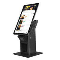 VISIGN Restaurant Commande Self Checkout Machine 18.5 22 24 pouces compteur écran tactile kiosque de commande de bureau pour le paiement