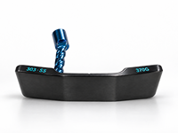 Nouvelle Arrivée Tête de Putter de Golf Professionnelle OEM Personnalisée en Acier Inoxydable 303 de 370G avec Face Texturée et Lame Fraisée CNC