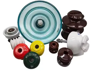Precio de fábrica Tipo de disco Aislador de vidrio templado de alto voltaje Suspensión Aisladores de cerámica de porcelana U70BL