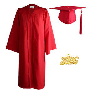 Wholesale Red University Academic <strong>Gown</strong> Bachelor <strong>Gown</strong> College <strong>Graduation</strong> <strong>Gown</strong> <strong>and</strong> <strong>Cap</strong> - Product Image 2