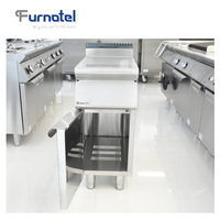 Table de travail en acier inoxydable, gamme identique à la Altitude, série 900, sous le placard, pour cuisine