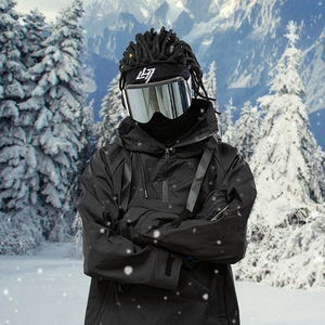 Gafas <span class=keywords><strong>de</strong></span> Esquí y Snowboard HX16 2025 al por Mayor, Doble Capa, Antivaho, Personalizadas, UV400, Protección Facial Completa, Correa Ajustable, Diseño Moderno - Product Image 2
