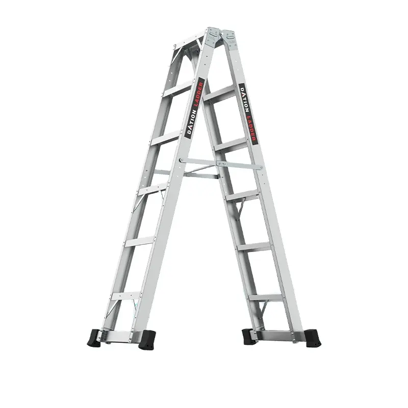 Multifunctional Collapsible 2-In-1 Aluminum Ladder Hinge Portable Aluminium Step Ladders En131