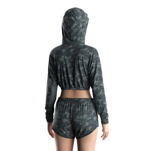 Camiseta Corta de Pesca para Mujer con Protección Solar UPF50+, Tejido Ligero y Transpirable, y Protección Facial Integrada - Product Image 4