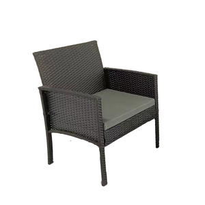 Set Divano in Rattan per Patio, Set da Giardino con Tavolo e Sedie, Mobili da Esterno in Rattan PP Iniettato - Product Image 2