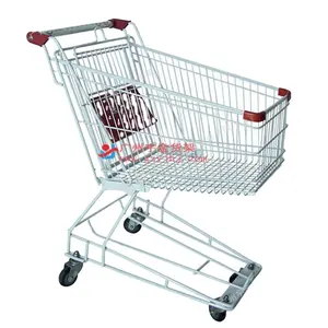 Carrello del supermercato spinta commerciale carrello/metallo pesante carrello centro commerciale