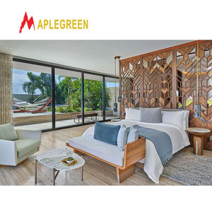 Ensemble de mobilier moderne 5 étoiles de luxe pour chambre d'hôtel Mobilier de lobby en bois sur mesure pour appartements et villas - Product Image 1