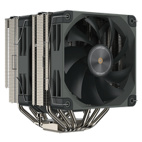 COOLLEO Etian P60T V3 Gary 6 Phare 6 Caloducs Utilisation de l'ordinateur Refroidisseur d'air CPU Refroidissement LGA115X/1200/1700/1851 AMD Ryzen AM4/5