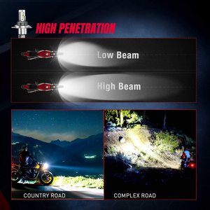 Mini formato <span class=keywords><strong>Faro</strong></span> LED <span class=keywords><strong>Faro</strong></span> H4 lampadina 6000K Luz LED H4 per auto come corona e accessori luce auto Prius - Product Image 3