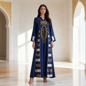 Robe de mariée islamique élégante en soie de haute qualité sur mesure OEM pour femmes musulmanes - Product Image 3