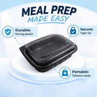 Boîte d'emballage alimentaire personnalisable en PET transparent de qualité alimentaire pour boulangerie, gâteaux, pain, sushis
