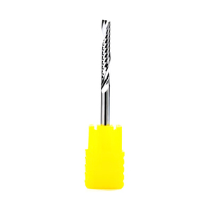 Fraises à spirale à une dent de 3,175 mm, 4 mm, 6 mm <span class=keywords><strong>pour</strong></span> routeur CNC, fraises à chanfreiner à une dent <span class=keywords><strong>pour</strong></span> <span class=keywords><strong>aluminium</strong></span> - Product Image 6
