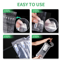 Film à bulles d'air gonflable imperméable REHUO, vente directe usine, 14 colonnes, pour ordinateur portable 14*15 pouces