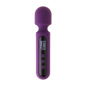 Vibrateur rechargeable à 10 vitesses avec écran LCD, bâton vibrant pour adultes - Product Image 1