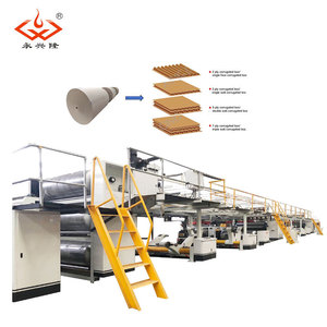 Ligne de production de carton ondulé d'<span class=keywords><strong>occasion</strong></span> machine de fabrication de carton d'<span class=keywords><strong>occasion</strong></span> machine à plisser - Product Image 1