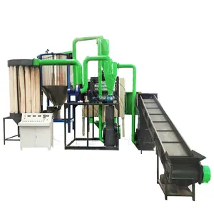 PCB motherboard crusher plant Metal & Non-metals recycle machine Copper powder PCB board crusher separating recycling machine