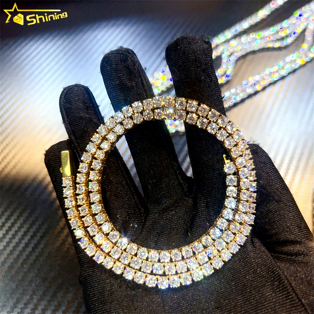 Hot Selling Wholesale Price Hip Hop Fashion Sparkle 3MM 4MM 5MM 6MM Stainless Steel 5A CZ Tennis Chain