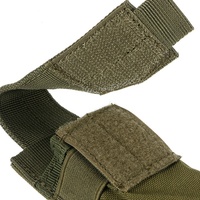 Accessoires de chasse, étui tactique pour lampe torche, sac à chargeur simple, étui pour lampe torche Molle avec étui pour couteau