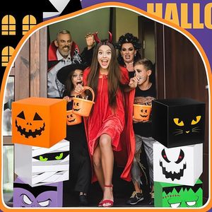 Suministros para fiestas <span class=keywords><strong>de</strong></span> Halloween, <span class=keywords><strong>adorno</strong></span> mágico <span class=keywords><strong>de</strong></span> pie, <span class=keywords><strong>telaraña</strong></span> con murciélago <span class=keywords><strong>de</strong></span> calabaza, caja <span class=keywords><strong>de</strong></span> decoración <span class=keywords><strong>de</strong></span> papel desechable - Product Image 4