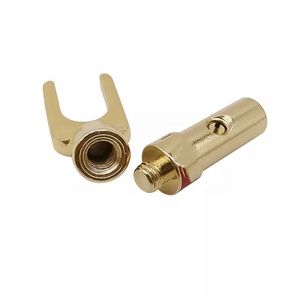 Conectores de Cable de Audio de Latón Personalizados OEM, Piezas de Mecanizado CNC de Alta Precisión para Equipos de Audio - Product Image 4