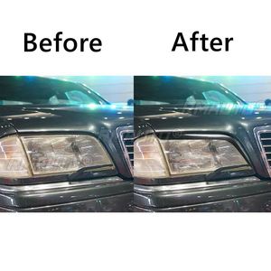 ที่ครอบคิ้วไฟหน้ารถยนต์คาร์บอนไฟเบอร์1คู่สำหรับ Mercedes-Benz W202 C-Class C180 C220 C240 C280 C36 1994-2000 - Product Image 5