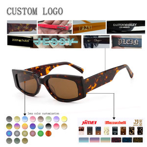 Unisex Rectangle Full Rim Sunglasses UV400 Protection Black Frame Casual Style Adult Wear - Product Image 2