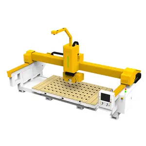 3d 5 축 Cnc 라우터 돌 조각 다리 톱 돌 커터 기계 석영 대리석 묘비 화강암 Cnc 조각사 조각