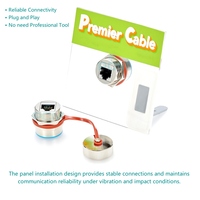 Connecteur RJ45 CAT6 robuste et étanche IP67 pour environnement industriel difficile avec capuchon anti-poussière