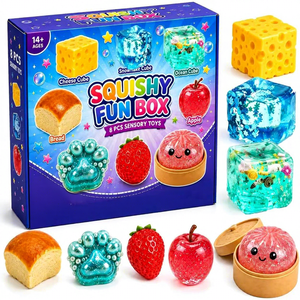 Juego de Juguetes Blandos Antiestrés de Rebote Lento, Juguetes Sensoriales para Aliviar el Estrés, Surtido de Regalos Novedosos al por Mayor - Product Image 5