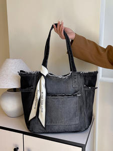 Sac à main vintage en daim, relaxant et très prisé, grande capacité, idéal pour les trajets quotidiens et un usage décontracté, sac à bandoulière. - Product Image 2