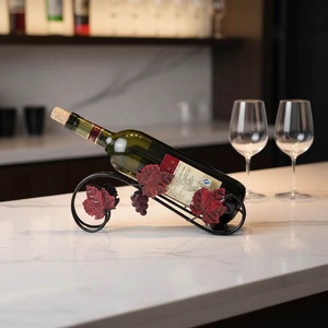 Creative Design Hand-paint Metal Wine Rack Wine Holder
