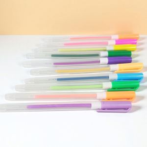 Colors Neon Pastel Metallic Glitter Plastic Gel Ink <b>Pen</b> Big Capacity 2.5g Non-Toxic Eco-Friendly Set for Office School Art - Product Image 5