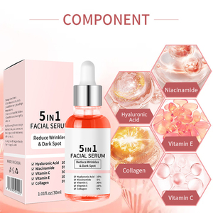 Vitaminas de ácido hialurônico de clareamento 5 em 1 C & E Instant <span class=keywords><strong>Boost</strong></span> <span class=keywords><strong>Anti</strong></span>-Envelhecimento Peptide Colágeno Soro Facial - Product Image 4