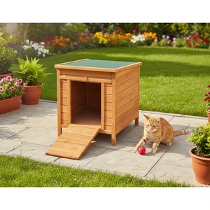 Maison en cuir, petites Cages en bois, maison de chat à vendre - Product Image 3