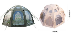 เต้นท์บอลเป่าลมทรงดาวสำหรับกลางแจ้งเต็นท์ทรงวงกลมทำจากผ้าฝ้าย TPU สำหรับแค้มป์ปิ้ง - Product Image 4