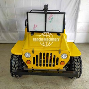 Nouvelle conception, vente chaude, homologué CE, Jeep Willys tout-terrain miniature à essence pour adultes, en acier Q235B, 351-450HP, 150cc - Product Image 1