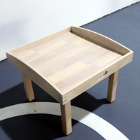 Table d'activités sensorielles et de lecture ergonomique en bois pour enfants de maternelle