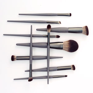 Juego de 10 Brochas de Maquillaje de Fábrica, Herramientas de <span class=keywords><strong>Belleza</strong></span> para Rostro Completo, Mango de Madera Duradero Certificado - Product Image 4