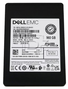Disque dur SSD SATA 960 Go pour serveur et station de travail, remplaçable à chaud, 6 Gbit/s, 512e, 2,5 pouces, lecture intensive - Product Image 2