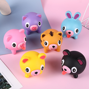 Various Styles of Cute and Funny Tongue-out Squishy Dolls, Squeeze and Sound Simulated Animal <b>Toys</b>. - Product Image 3