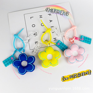 Encantador llavero <span class=keywords><strong>de</strong></span> flores con cordón en los accesorios del <span class=keywords><strong>teléfono</strong></span>, bonitos adornos para mochila, colgante, llavero, correa <span class=keywords><strong>de</strong></span> cordón para cadena <span class=keywords><strong>de</strong></span> <span class=keywords><strong>teléfono</strong></span> - Product Image 5