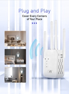 Amplificador <span class=keywords><strong>WiFi</strong></span> <span class=keywords><strong>de</strong></span> larga distancia, repetidor <span class=keywords><strong>de</strong></span> red inalámbrico <span class=keywords><strong>de</strong></span> doble banda con 4 antenas, extensor <span class=keywords><strong>de</strong></span> rango <span class=keywords><strong>Wifi</strong></span>, <span class=keywords><strong>intensificador</strong></span> <span class=keywords><strong>Wifi</strong></span> <span class=keywords><strong>de</strong></span> 1200Mbps - Product Image 6