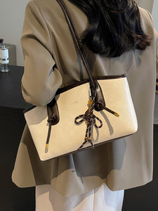 Sac vintage de haute qualité grande capacité pour femmes, nouvelle collection automne/hiver 2026, sac bandoulière et sac fourre-tout décontracté pour affaires - Product Image 4