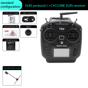 RadioMaster TX12 MKII con Receptor ELRS Transmisor de Control Remoto de 16 Canales OPENTX EDGETX Hall Gimbals para Dron de Carreras FPV - Product Image 2