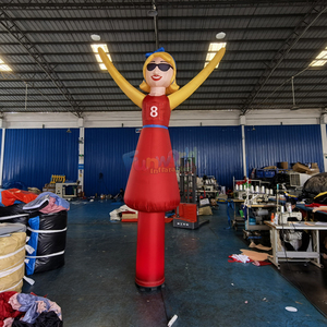 Muñeco publicitario inflable de dos patas, payaso publicitario, sky dancer, tubo inflable, bailarín de aire. - Product Image 4