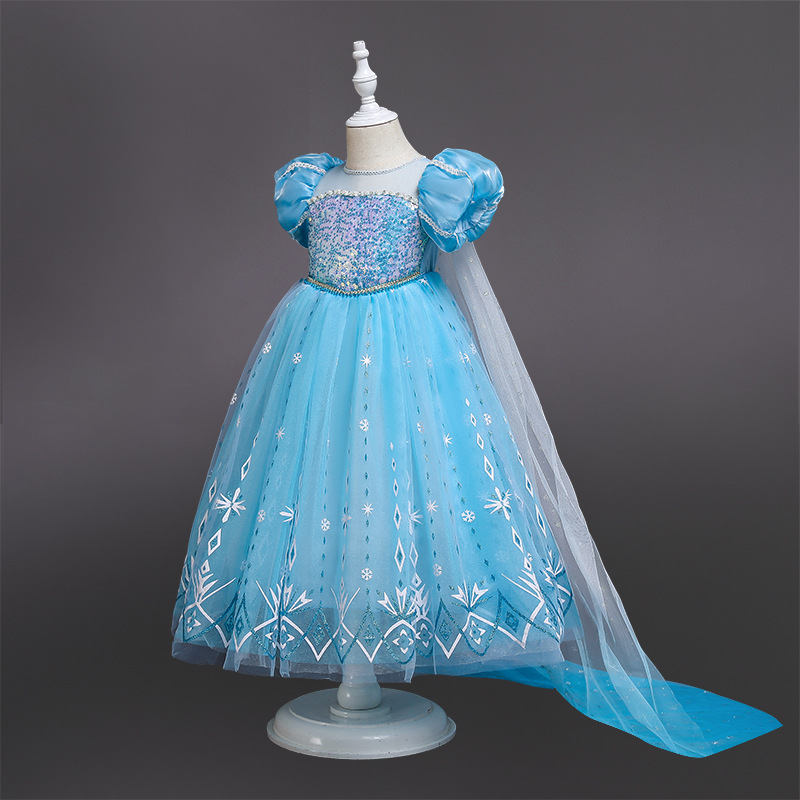 strapless open back dress Kids Girls Frozen Anna Fancy Dress Princess Cosplay Party Birthday Cos –  FANTASIA Costume Shop