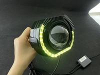 VAHID Projecteur LED universel pour voiture, avec cache décoratif DRL (feux de jour) et éclairage LED pour remplacement de phares de voiture